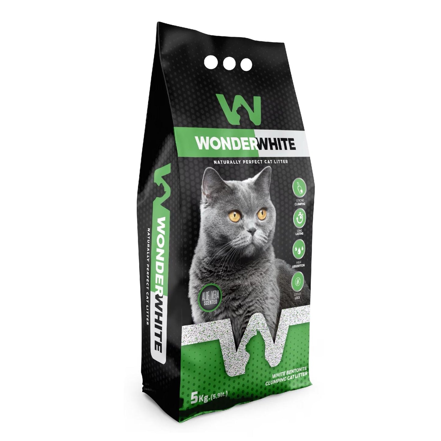 Arena Sanitaria - Wonder White - Aloe Vera 5Kg