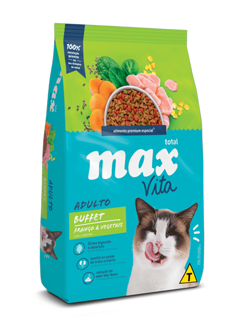 Max Vita Buffet - Pollo & Vegetales - Felino Adulto (8kg)