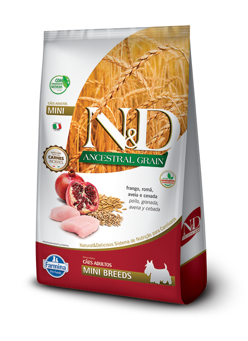 N&D Ancestral - Pollo y Granada - Canine Adulto Mini (2.5kg)