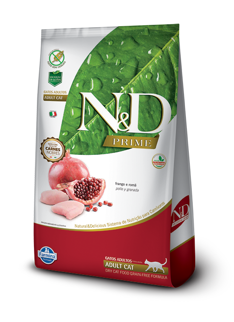 N&D Prime - Pollo y Granada - Feline Adulto (1.5kg)