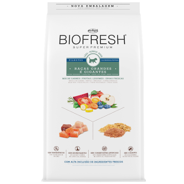 BIOFRESH: Caninos Cachorros – Razas Grandes y Gigantes (3kg)