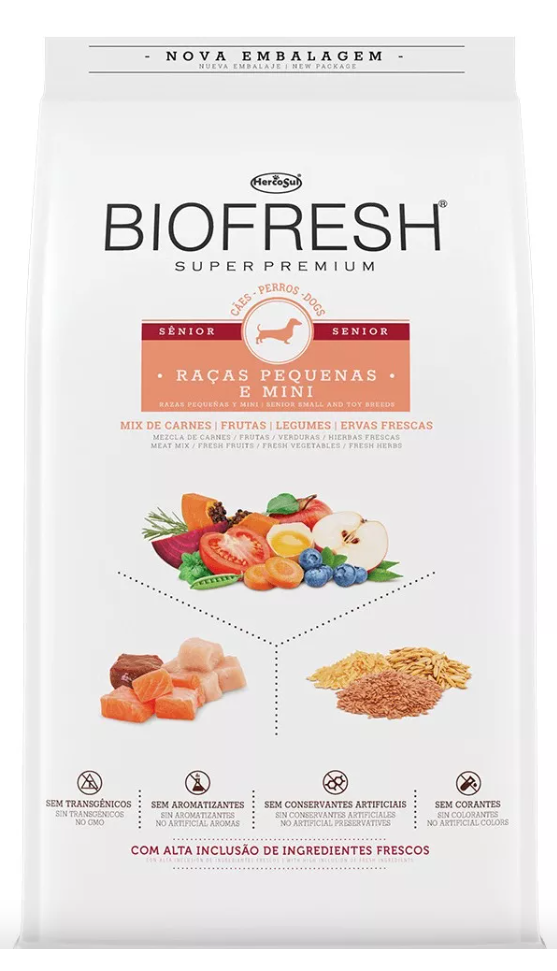 BIOFRESH: Caninos Senior - Razas Pequeñas y Mini (10.1kg)