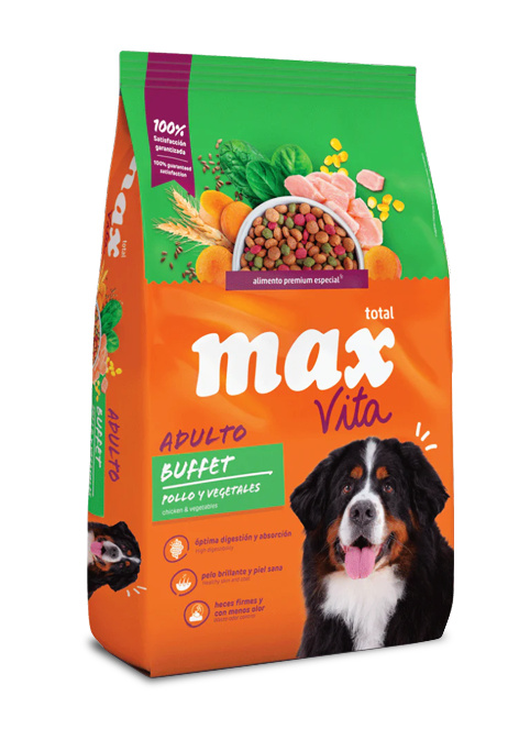 Max Vita Buffet - Pollo & Vegetales -Canino Adulto (8kg)