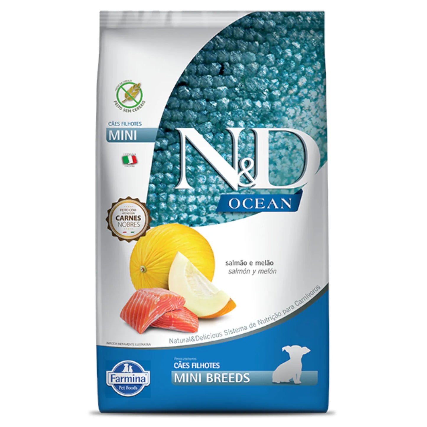 N&D Ocean - Salmon y Melon - Canine Cachorro Mini (2.5kg)