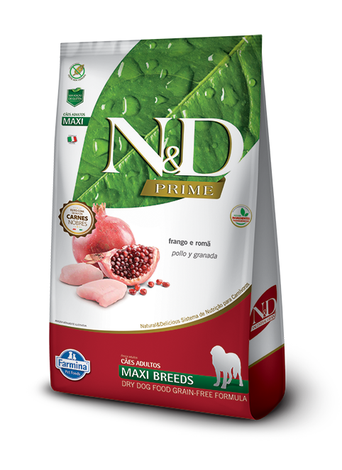 N&D Prime - Pollo y Granada - Canine  Adulto Maxi - (10.1kg)