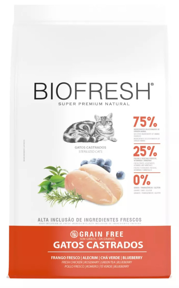 BIOFRESH: Felinos Castrados - Pollo (1.5kg)