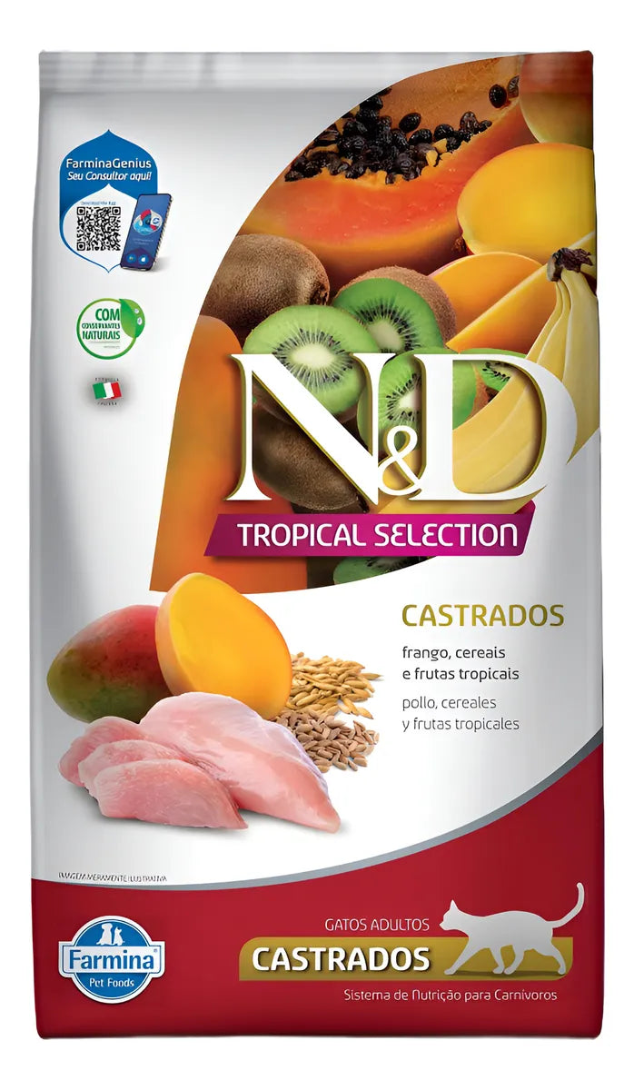 N&D Tropical Selection - Gato Castrado - 7,5 Kg