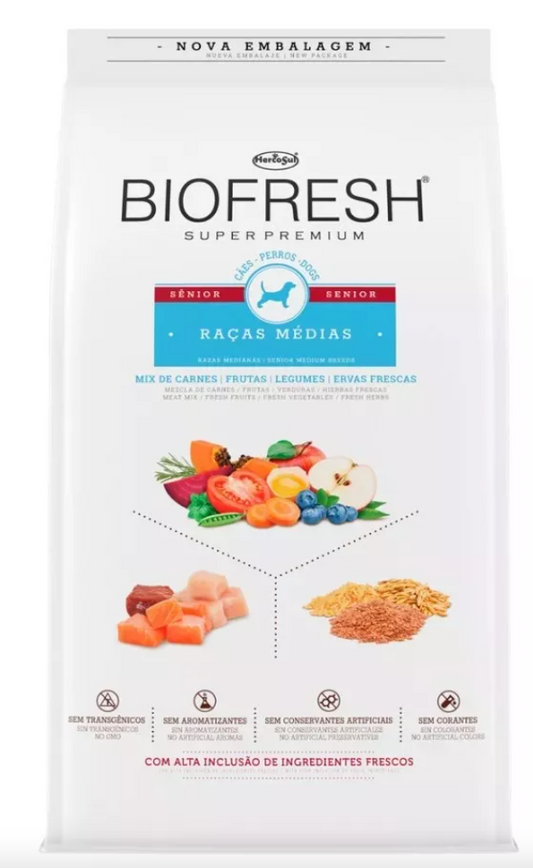 BIOFRESH: Caninos Senior - Razas Medianas (10kg)